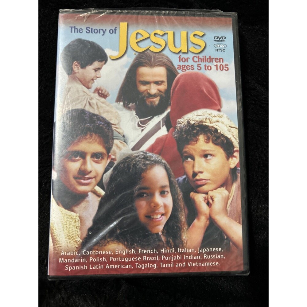 Story of Jesus for Children - 16 Language DVD NEW SEALED - #137